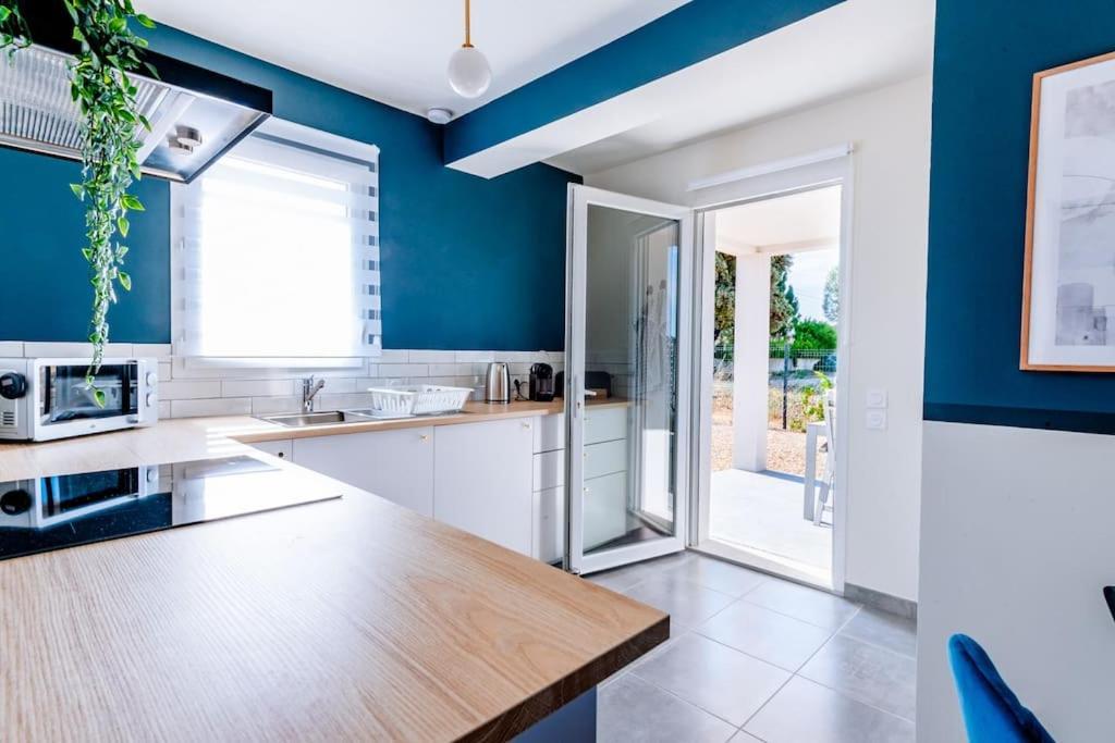 Morieres-les-Avignon ☆ Blue Provencal Appartement ☆ מראה חיצוני תמונה